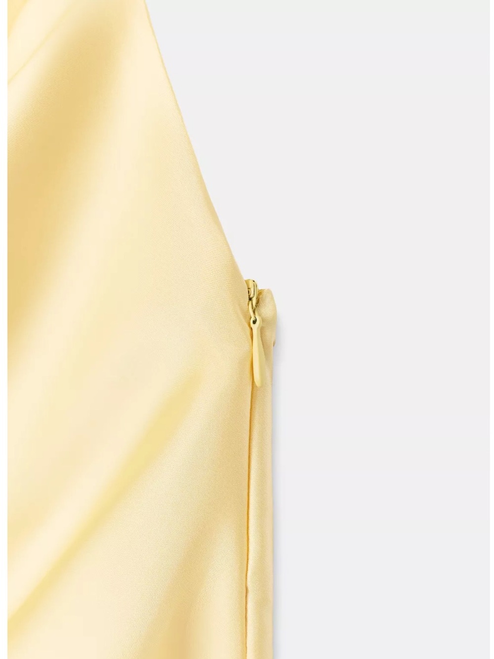 ZARA SATIN EFFECT MINI DRESS WITH SASH - Picture 5 of 5